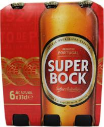 Super Bock set van 6 flesjes á 0,33 liter Super Bock set van 6 flesjes á 0,33 liter